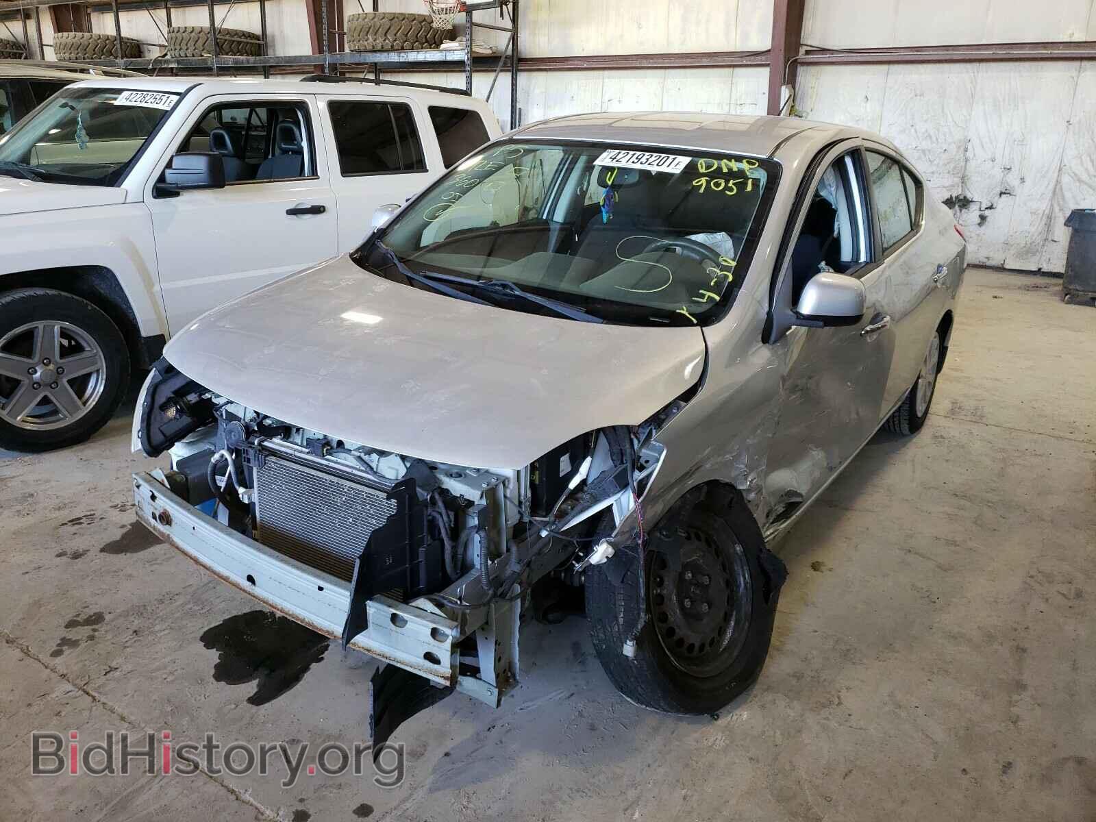 2012 NISSAN VERSA - VIN: 3N1CN7AP1CL849051 - Фото 2
