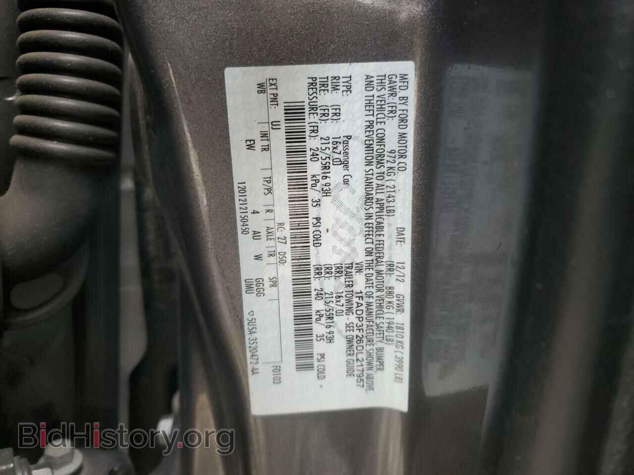 2013 FORD FOCUS - VIN: 1FADP3F26DL217957 - Photo 12