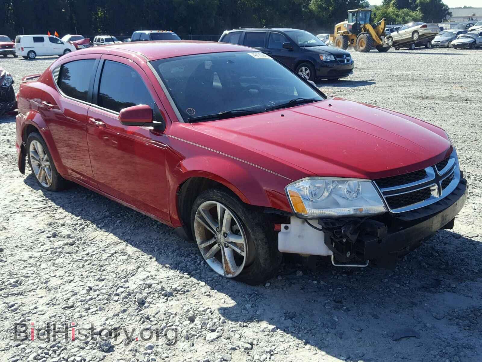 Фотография 1C3CDZCB8CN183274 - DODGE AVENGER 2012