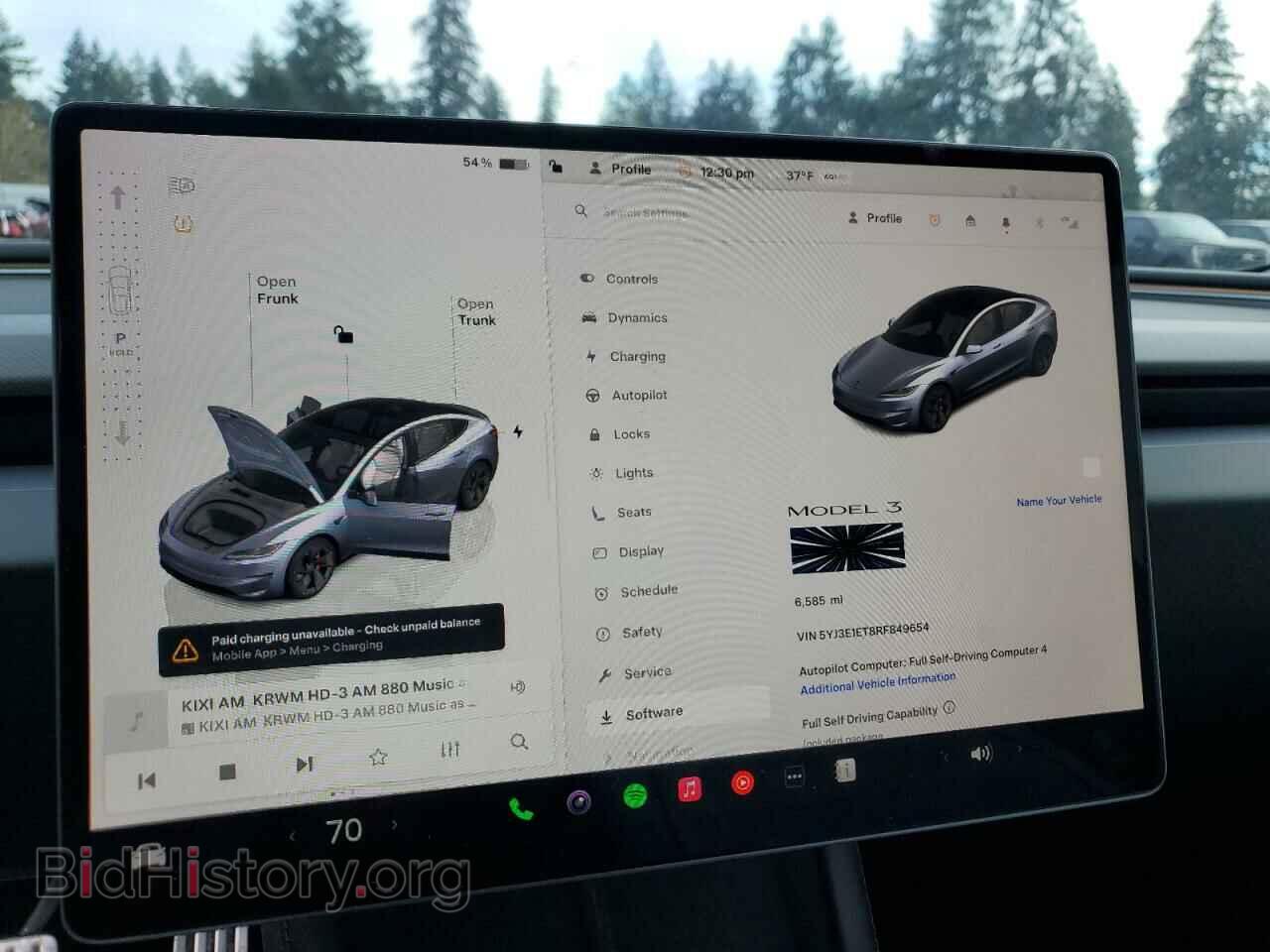 2024 TESLA MODEL 3 - VIN: 5YJ3E1ET8RF849654 - Фото 9