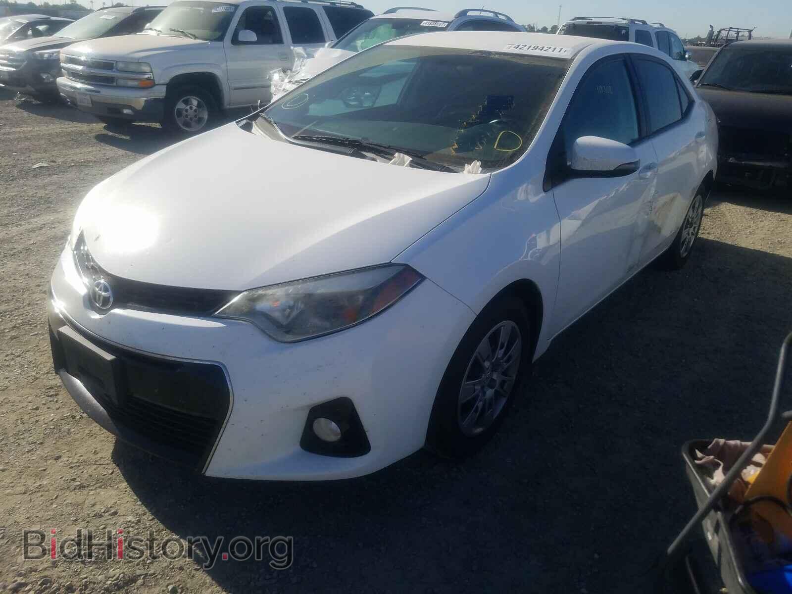 2014 TOYOTA COROLLA - VIN: 2T1BURHE8EC037697 - Фото 2
