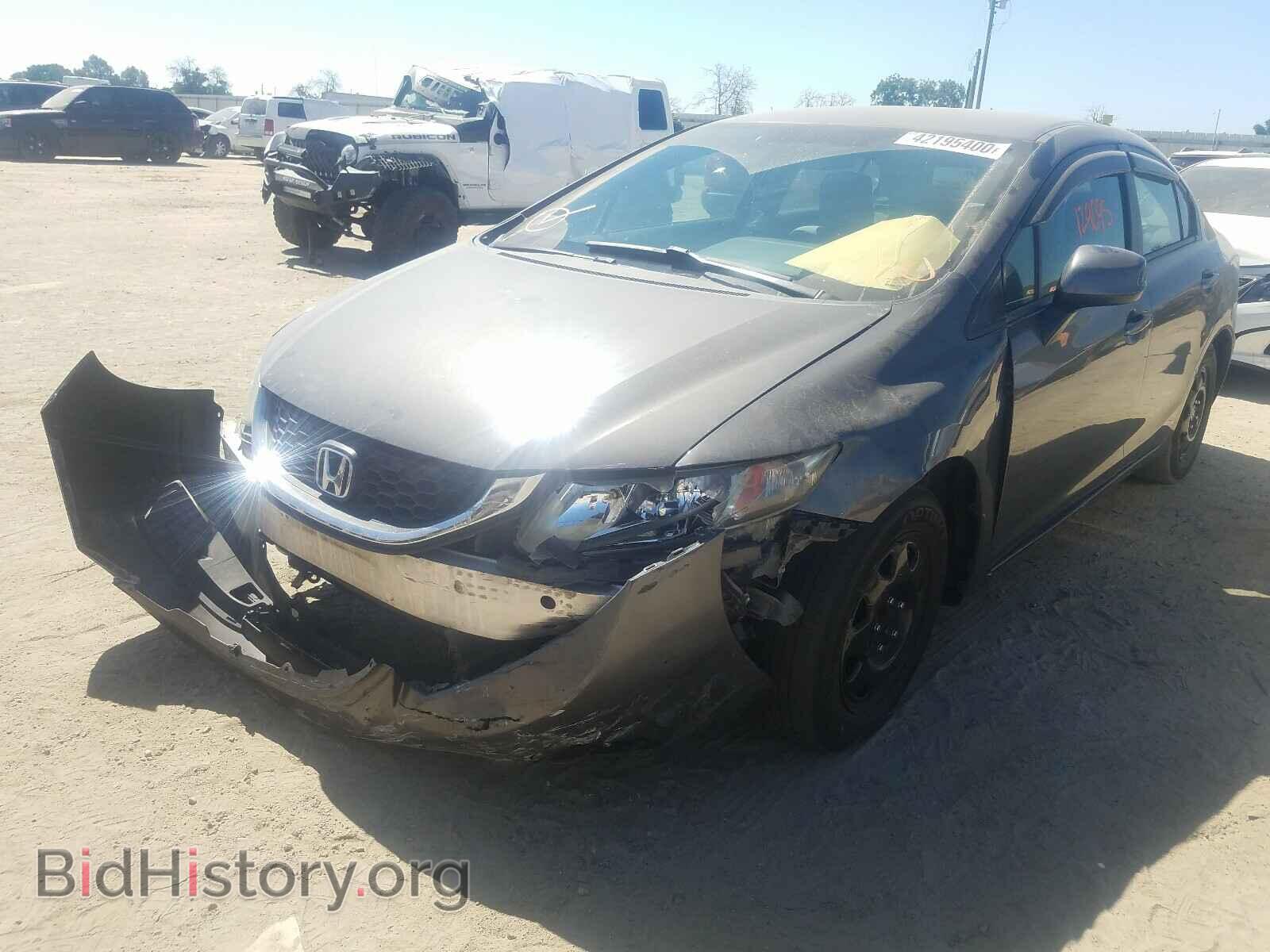 2013 HONDA CIVIC - VIN: 2HGFB2F54DH508591 - Фото 2
