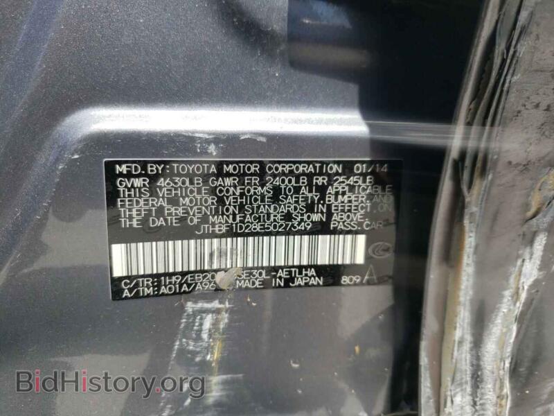 2014 Lexus IS (VIN JTHBF1D28E5027349) — photo 10 of 10