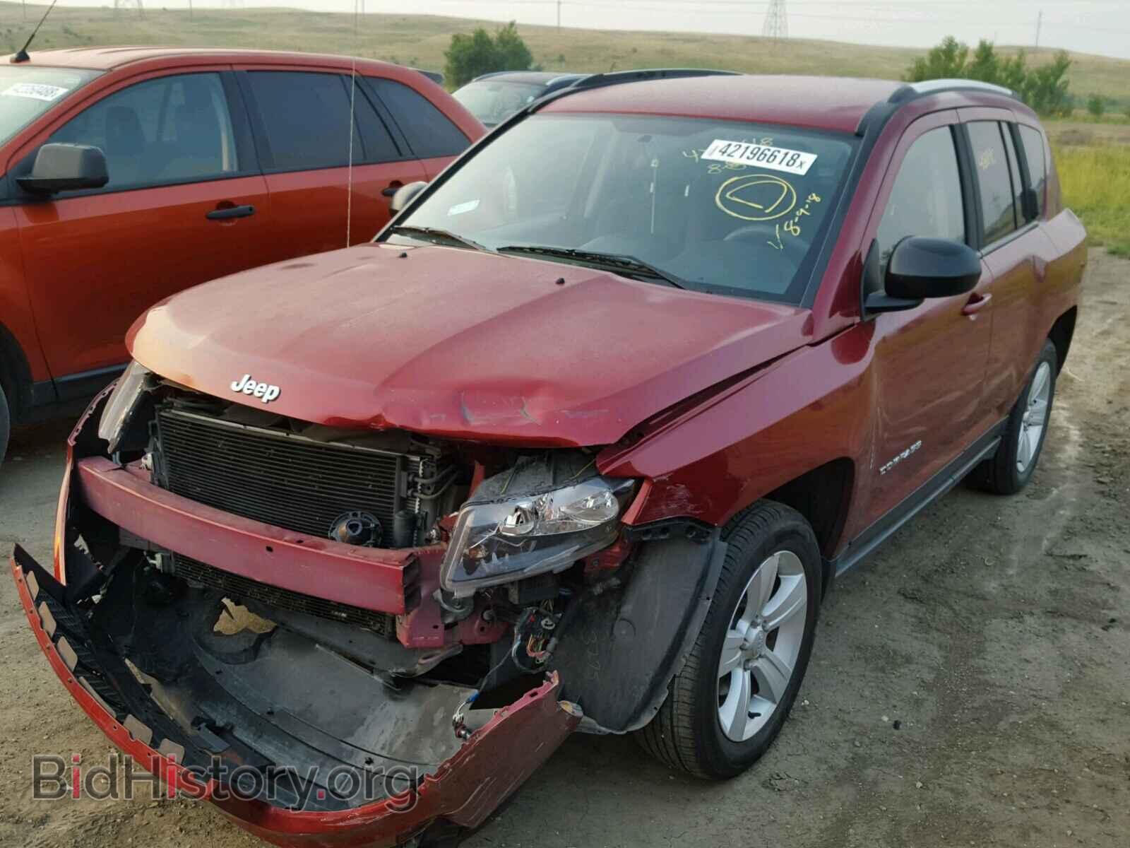 2014 JEEP COMPASS SP - VIN: 1C4NJDBB7ED504618 - Фото 2