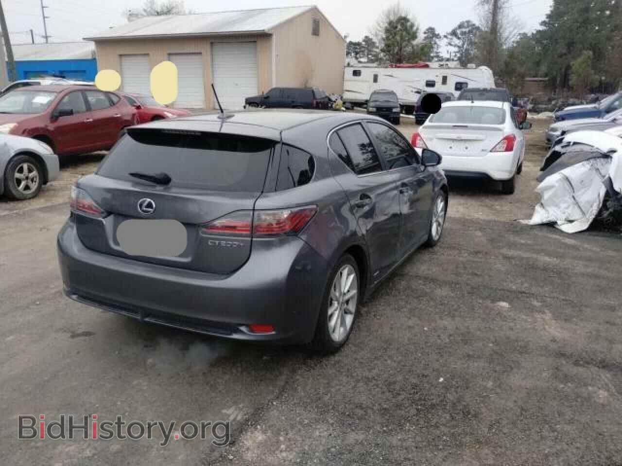 2012 LEXUS CT 200 - VIN: JTHKD5BH6C2065357 - Фото 4