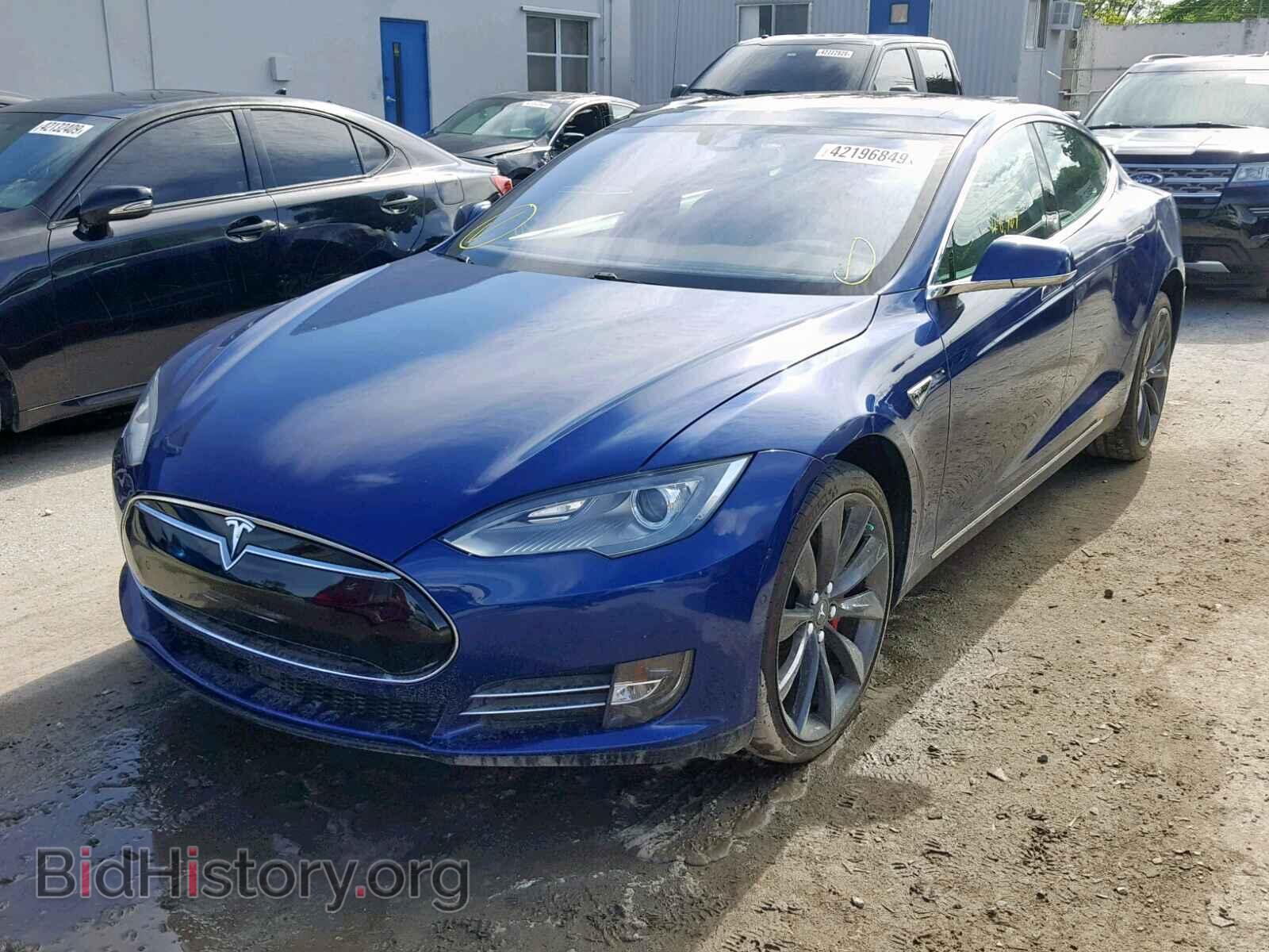 2015 TESLA MODEL S P9 - VIN: 5YJSA1V45FF099366 - Photo 2