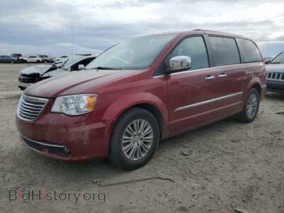 2014 Chrysler MINIVAN TOURING L, burgundy — VIN 2C4RC1CG5ER238422, Copart