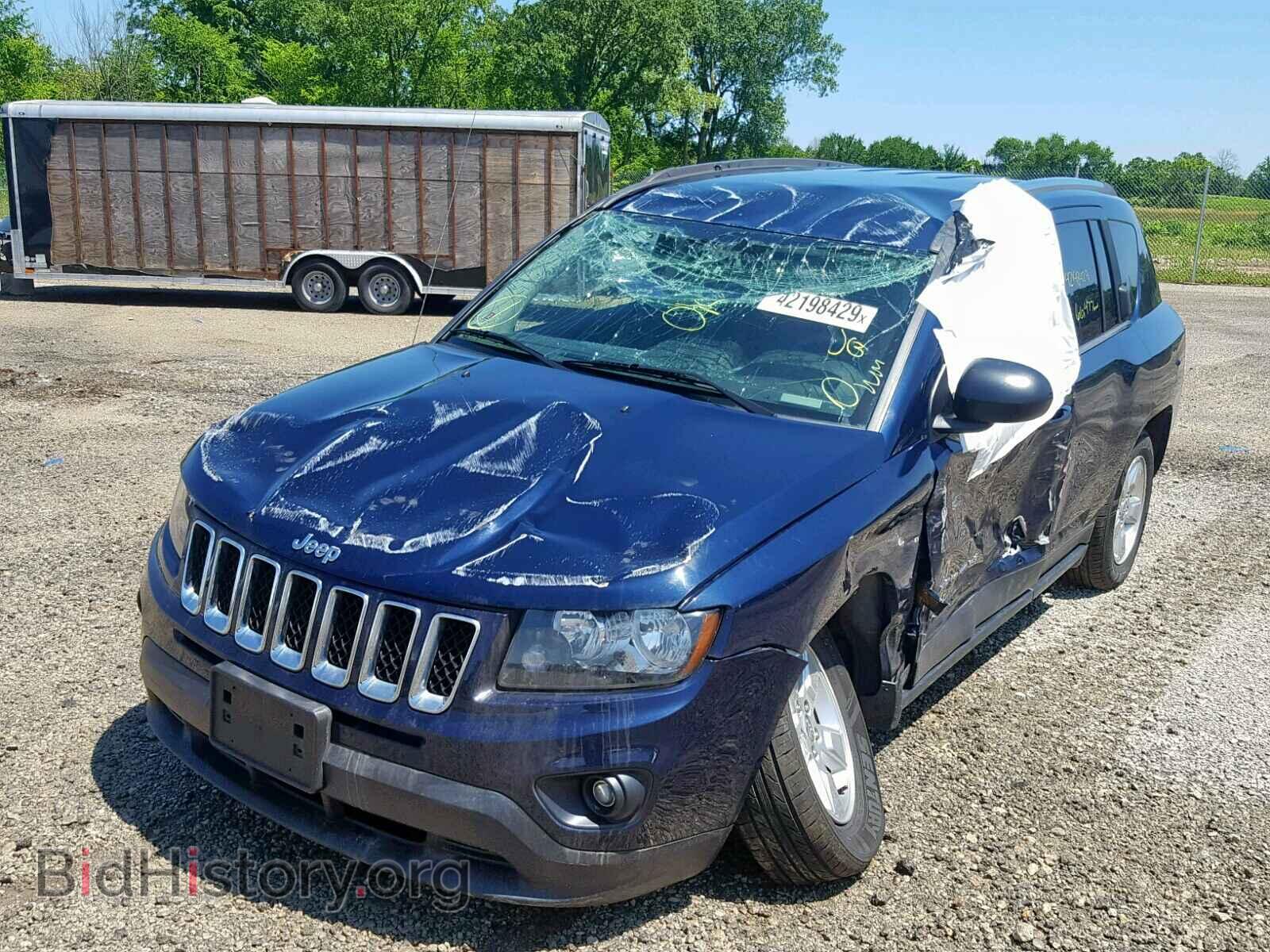 2014 JEEP COMPASS SP - VIN: 1C4NJCBA8ED925121 - Фото 2