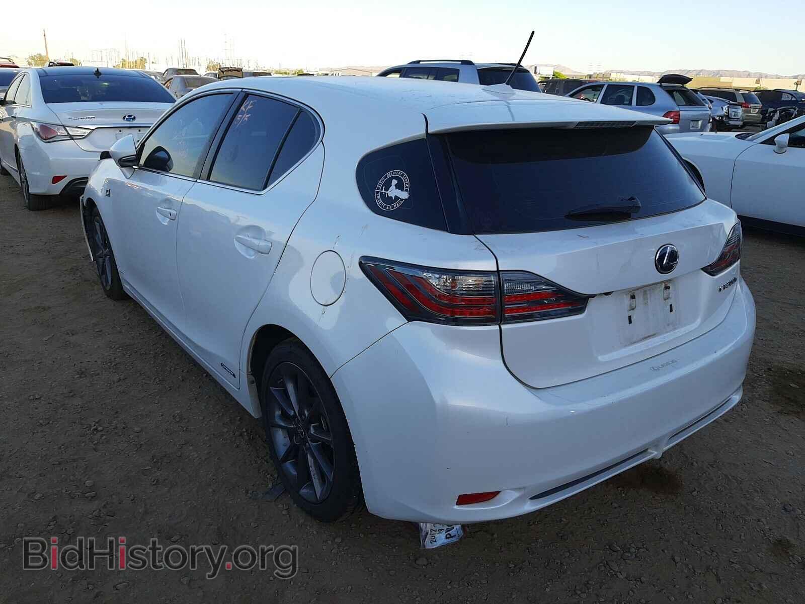 2012 LEXUS CT 200 - VIN: JTHKD5BH5C2099158 - Фото 3