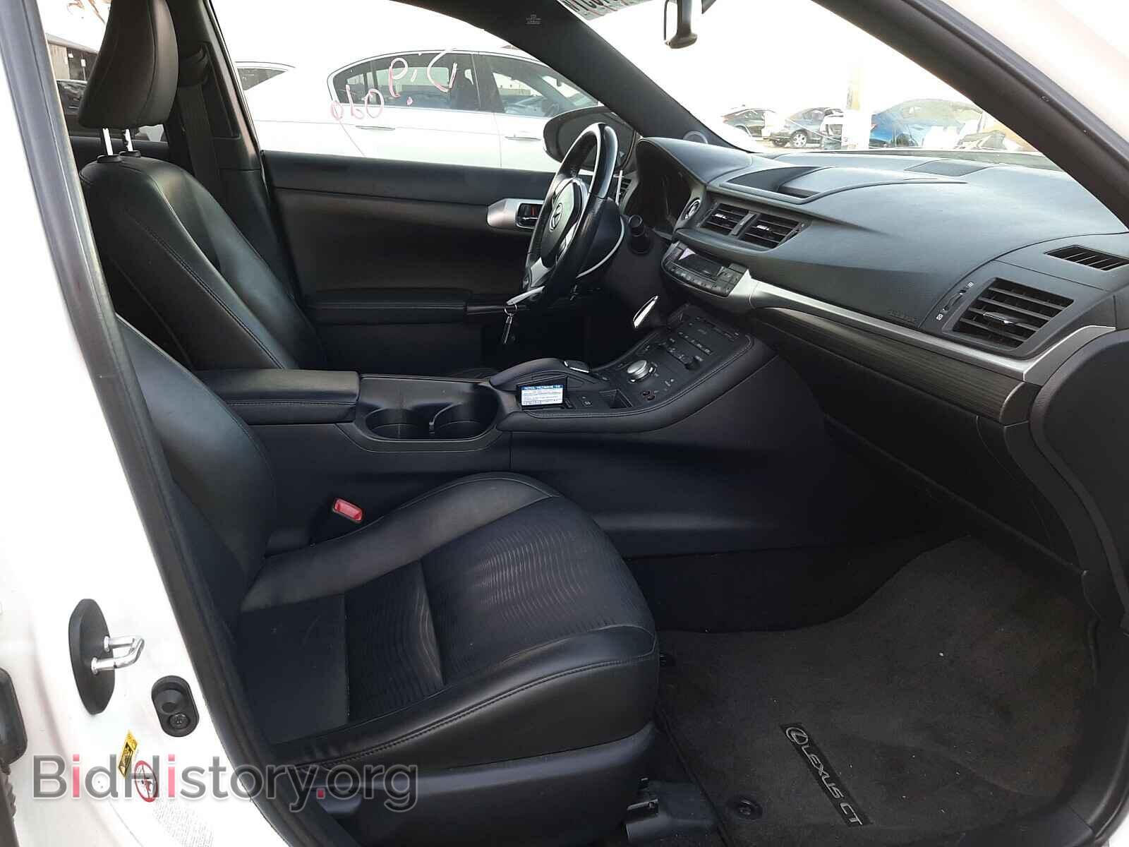 2012 LEXUS CT 200 - VIN: JTHKD5BH5C2099158 - Фото 5