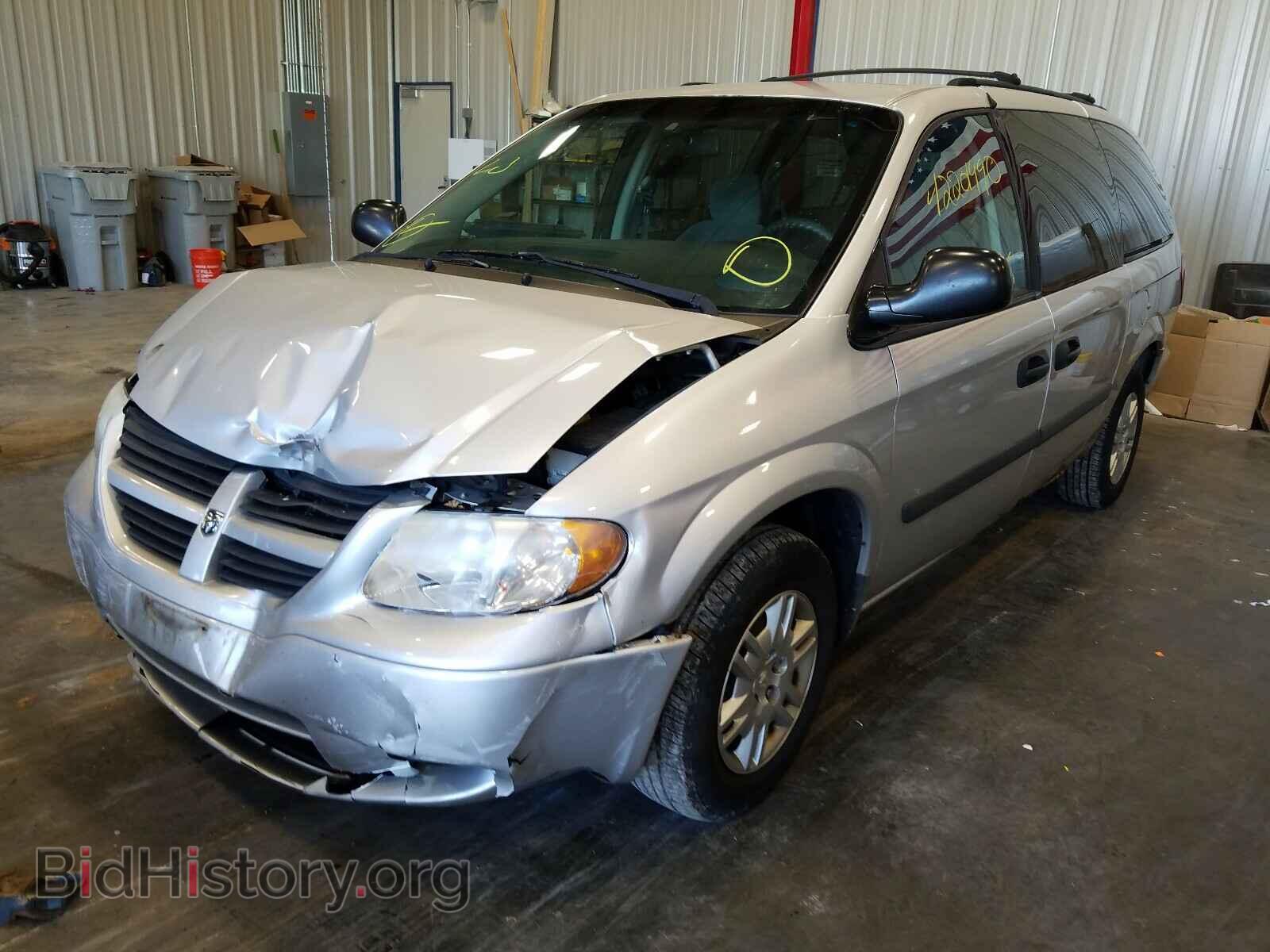 2007 DODGE CARAVAN - VIN: 1D4GP24R67B195781 - Фото 2