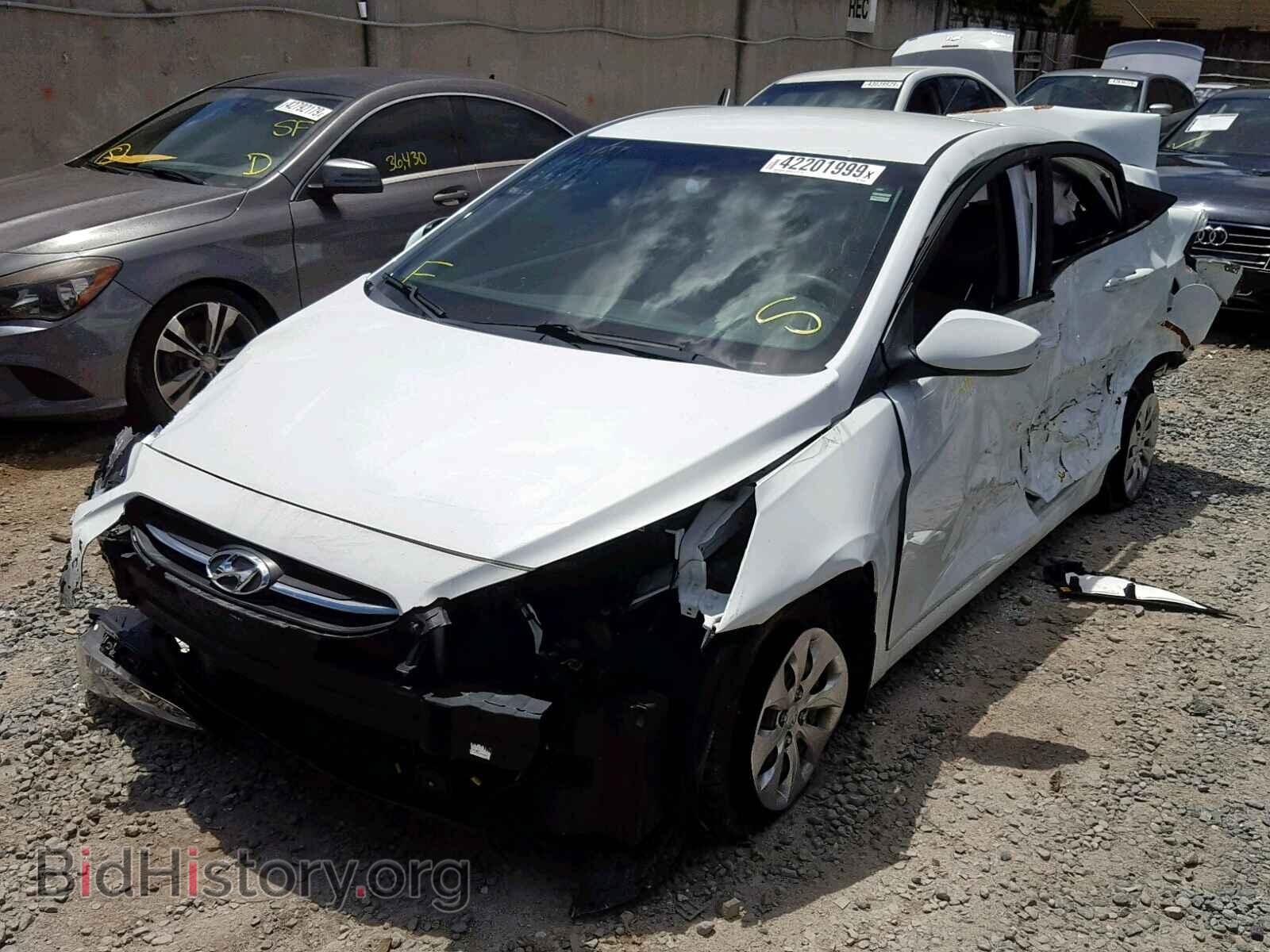 2016 HYUNDAI ACCENT - VIN: KMHCT4AE6GU949766 - Фото 2