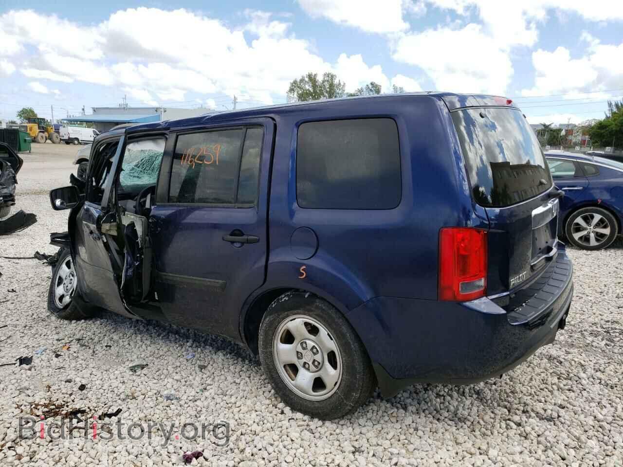 2014 HONDA PILOT - VIN: 5FNYF4H23EB027054 - Фото 2