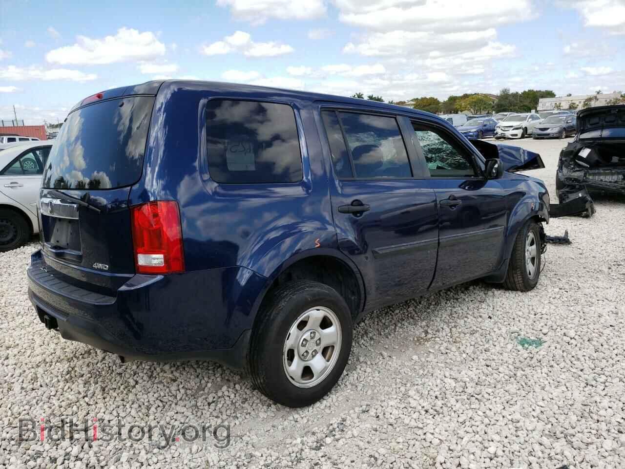 2014 HONDA PILOT - VIN: 5FNYF4H23EB027054 - Фото 3