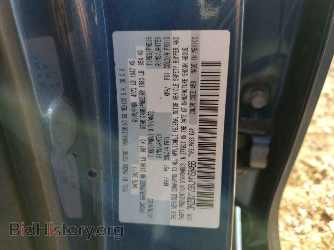 2018 MAZDA 3 - VIN: 3MZBN1V38JM168466 - Фото 12