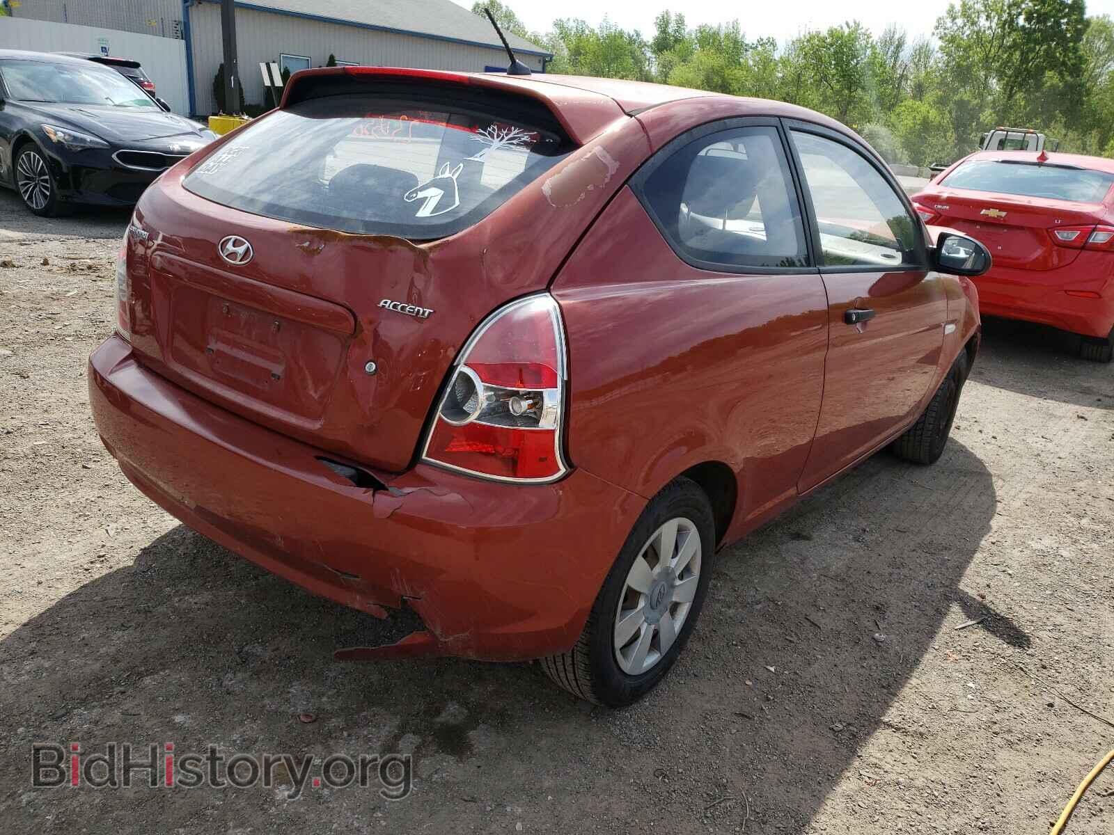 2007 HYUNDAI ACCENT - VIN: KMHCM36CX7U054666 - Фото 4