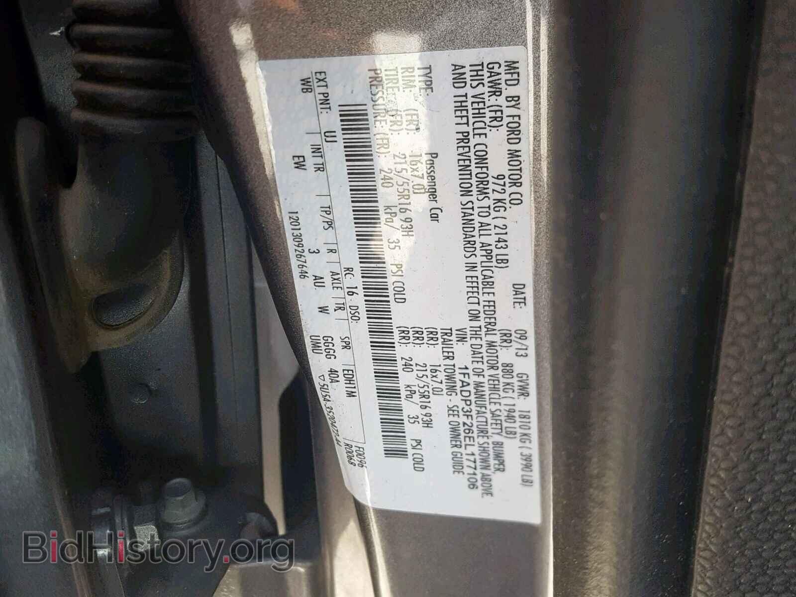2014 FORD FOCUS SE - VIN: 1FADP3F26EL177106 - Фото 10
