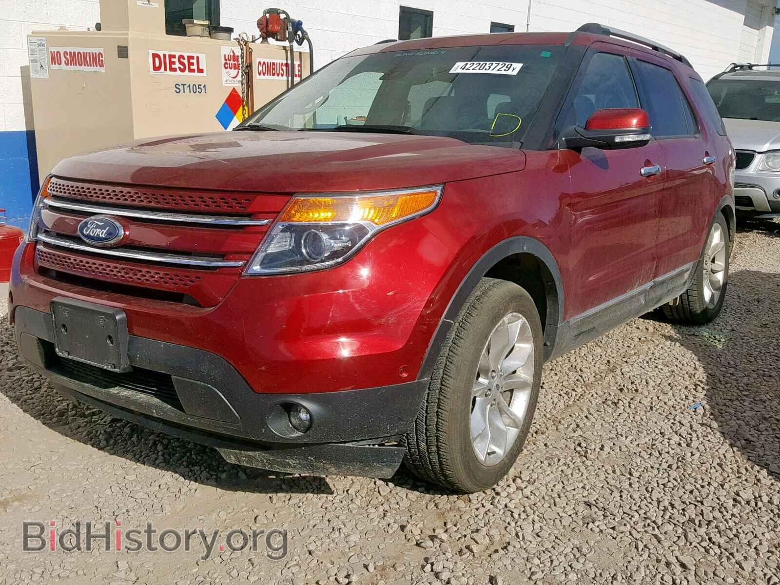 2014 FORD EXPLORER L - VIN: 1FM5K8F81EGC12637 - Фото 2