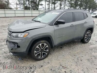 2022 Jeep COMPASS Limited, gray — VIN 3C4NJDCB6NT234015, Copart
