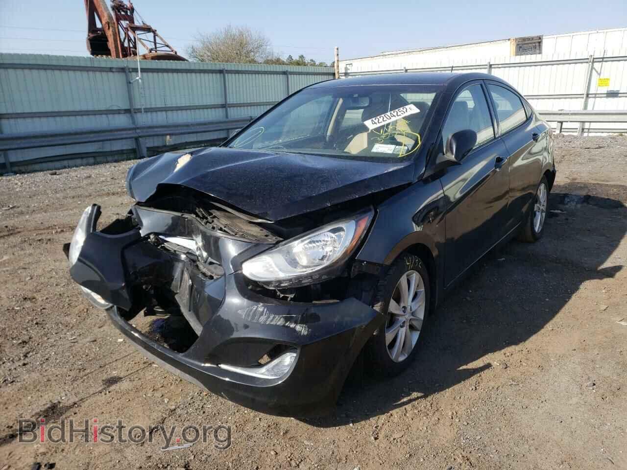 2013 HYUNDAI ACCENT - VIN: KMHCU4AE7DU382346 - Фото 2