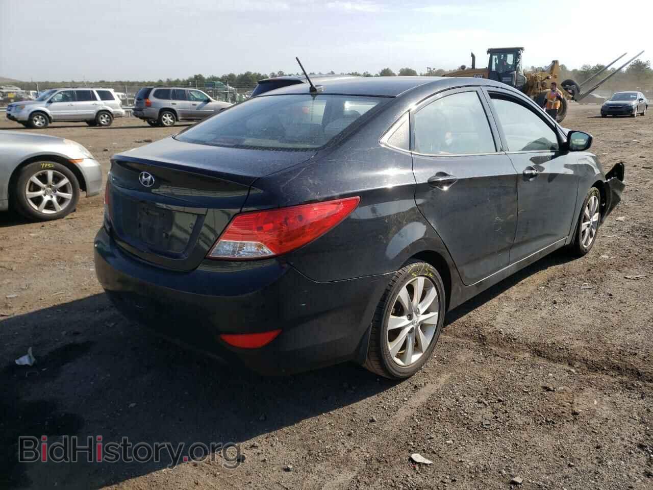 2013 HYUNDAI ACCENT - VIN: KMHCU4AE7DU382346 - Фото 4