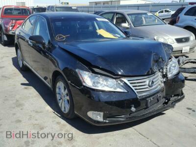 2011 Lexus ES 350, черный — VIN JTHBK1EG9B2456079, Copart