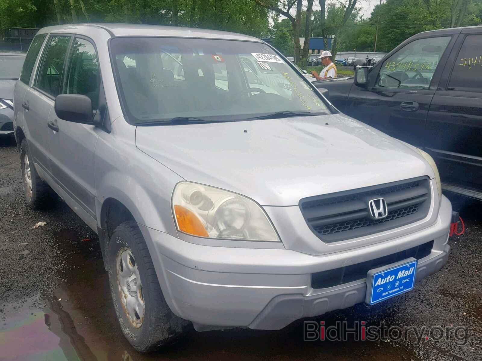 Фотография 2HKYF18135H505352 - HONDA PILOT LX 2005