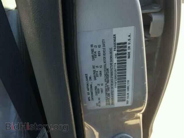 2002 MAZDA 626 - VIN: 1YVGF22D825287774 - Фото 10