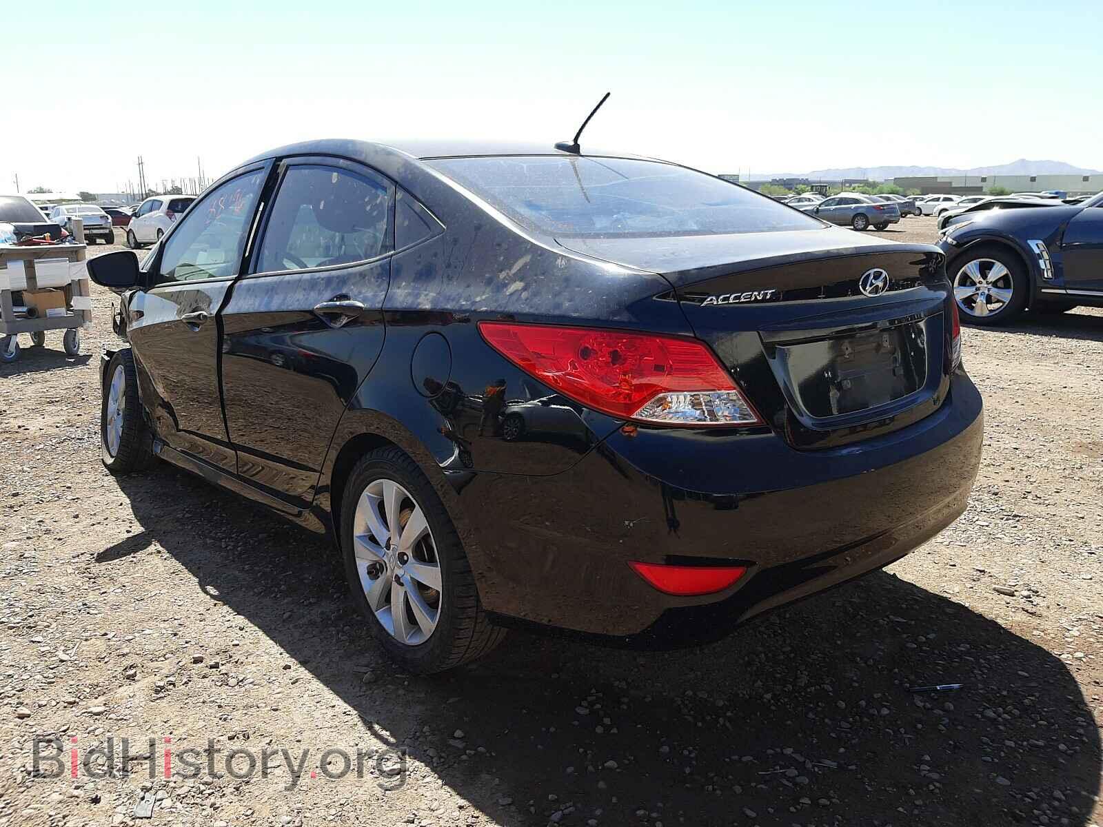 2013 HYUNDAI ACCENT - VIN: KMHCU4AE2DU428228 - Фото 3