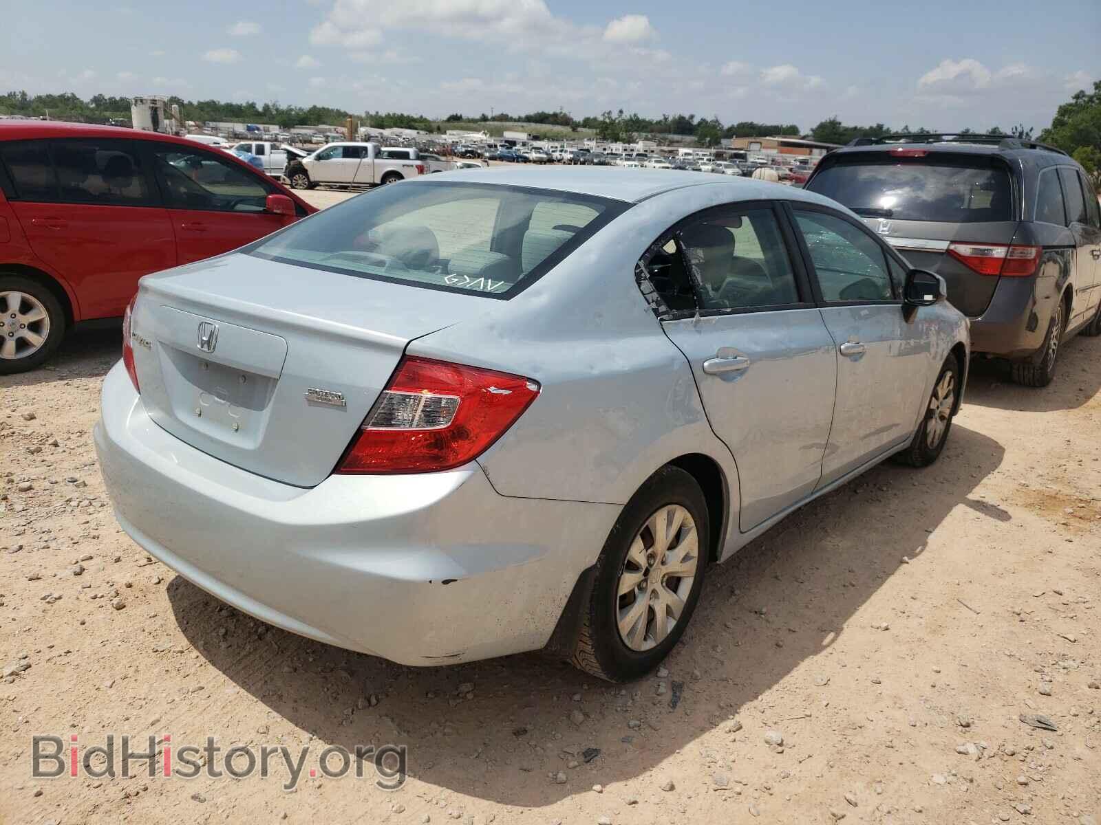 2012 HONDA CIVIC - VIN: 19XFB2F50CE070550 - Фото 4
