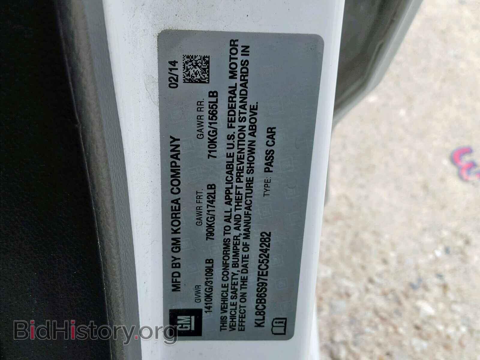 2014 CHEVROLET SPARK - VIN: KL8CB6S97EC524282 - Photo 10