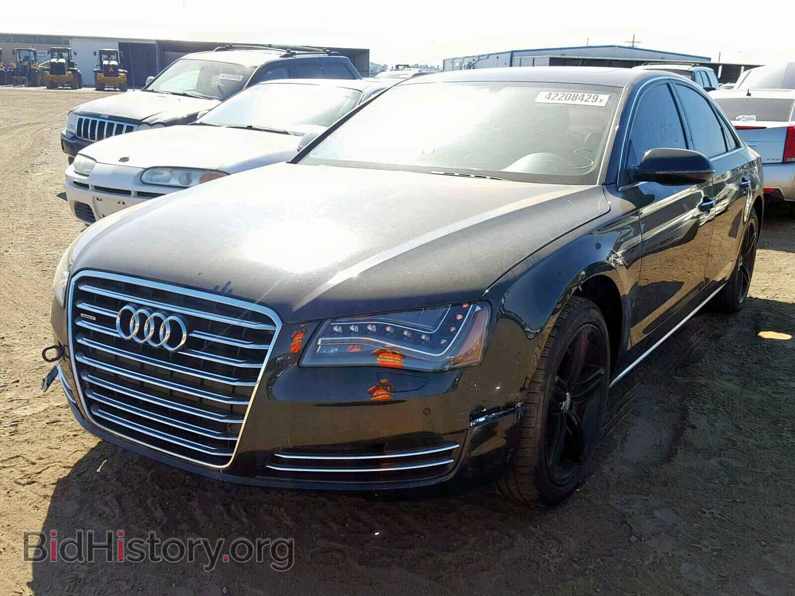 2013 AUDI A8 - VIN: WAUAGAFD1DN001051 - Фото 2