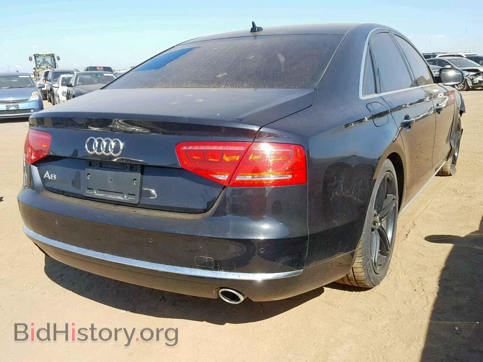 2013 AUDI A8 - VIN: WAUAGAFD1DN001051 - Фото 4