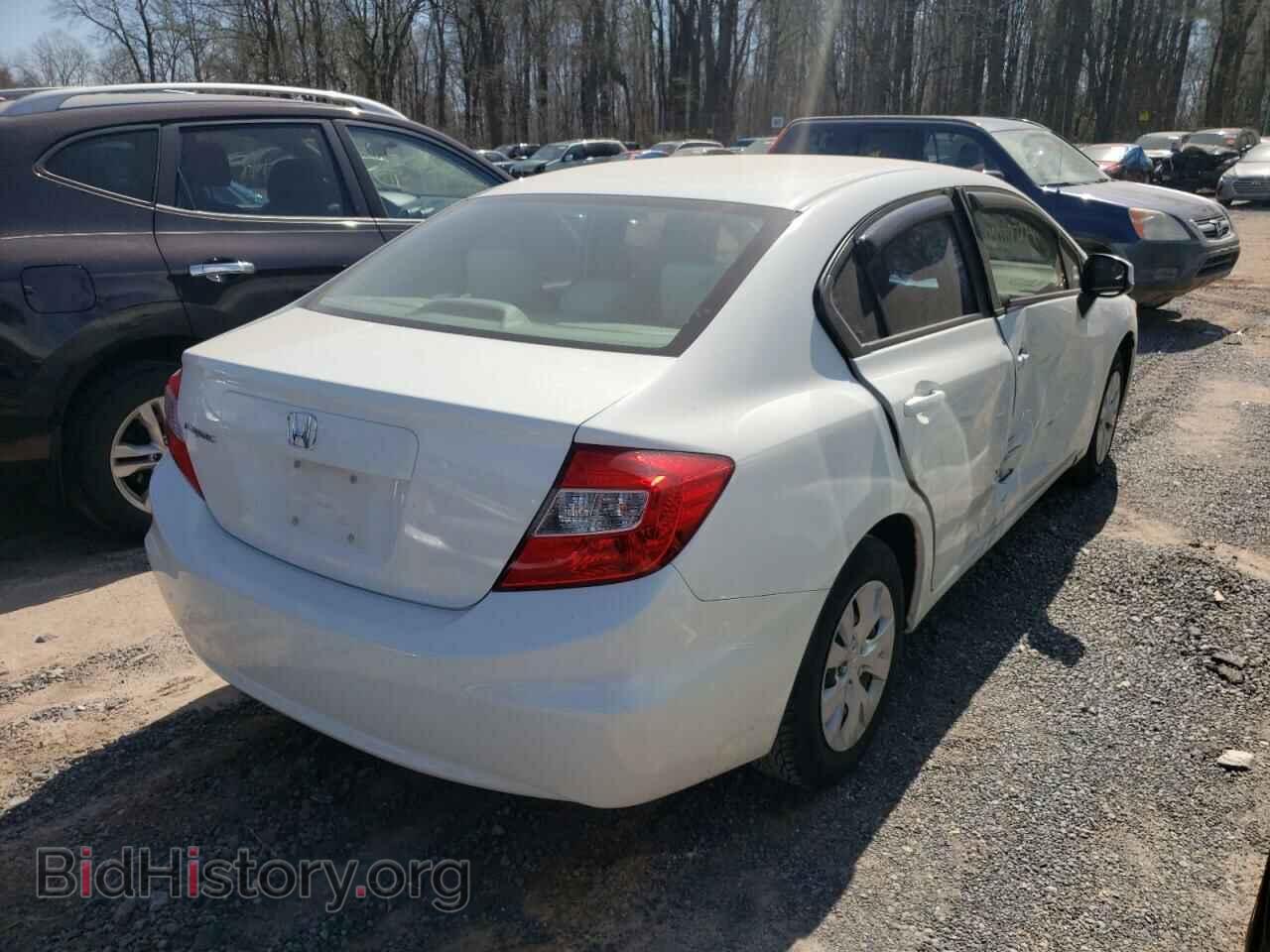 2012 HONDA CIVIC - VIN: 2HGFB2F55CH604972 - Фото 4
