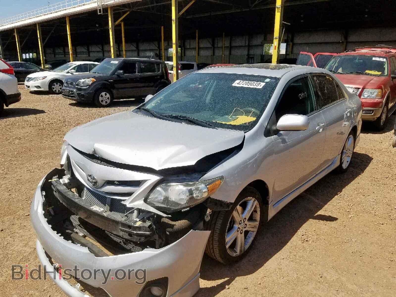 2013 TOYOTA COROLLA BA - VIN: 2T1BU4EEXDC114639 - Фото 2