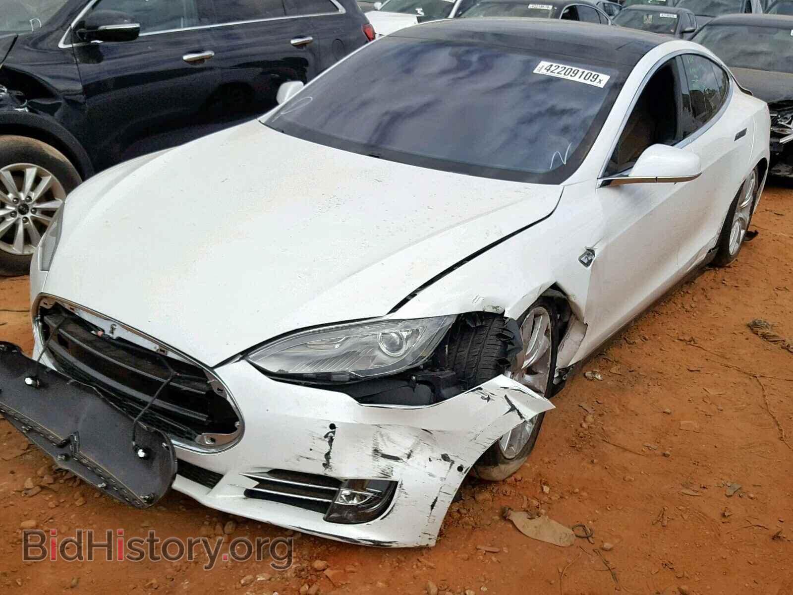 2015 TESLA MODEL S - VIN: 5YJSA1E48FF107928 - Фото 2