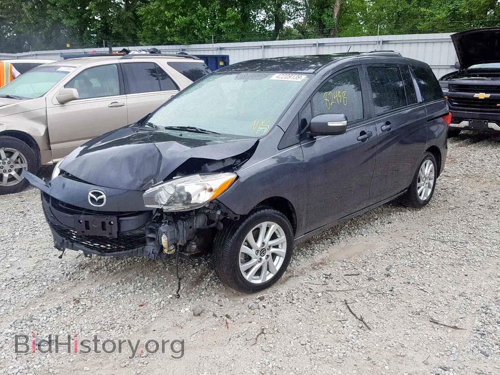 2014 MAZDA 5 - VIN: JM1CW2BL8E0166126 - Фото 2