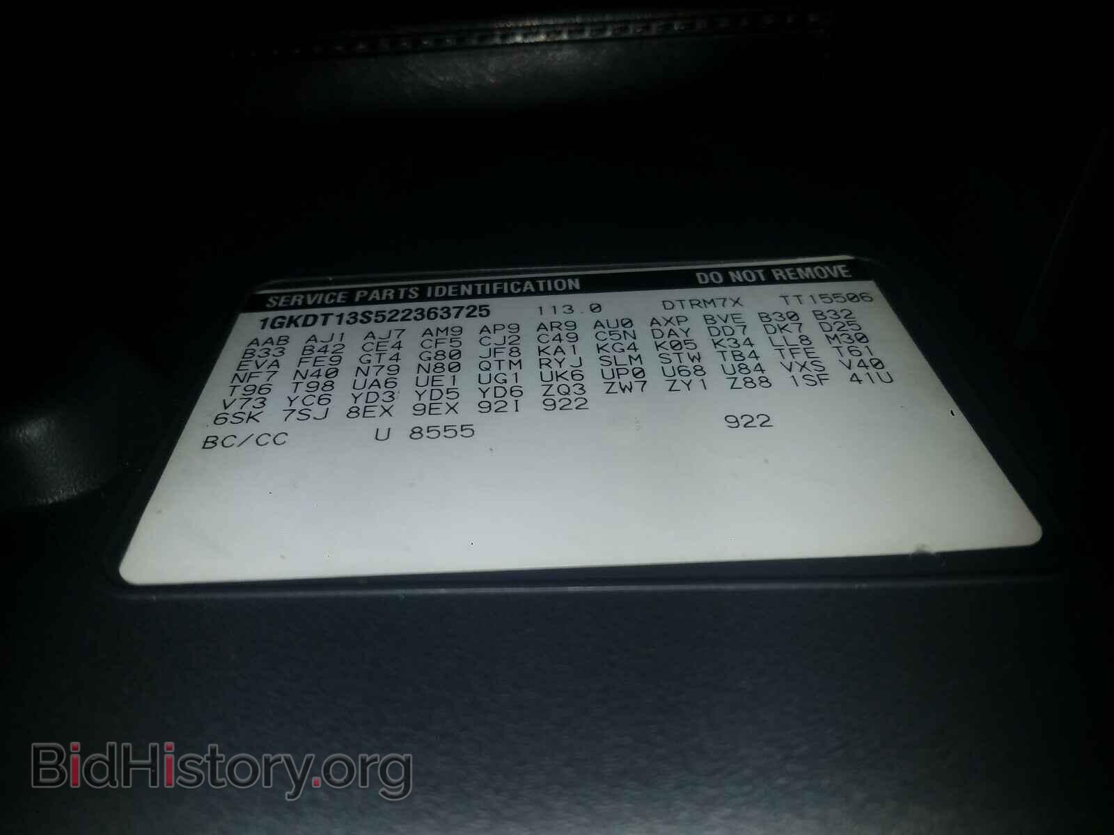 2002 GMC ENVOY - VIN: 1GKDT13S522363725 - Фото 10