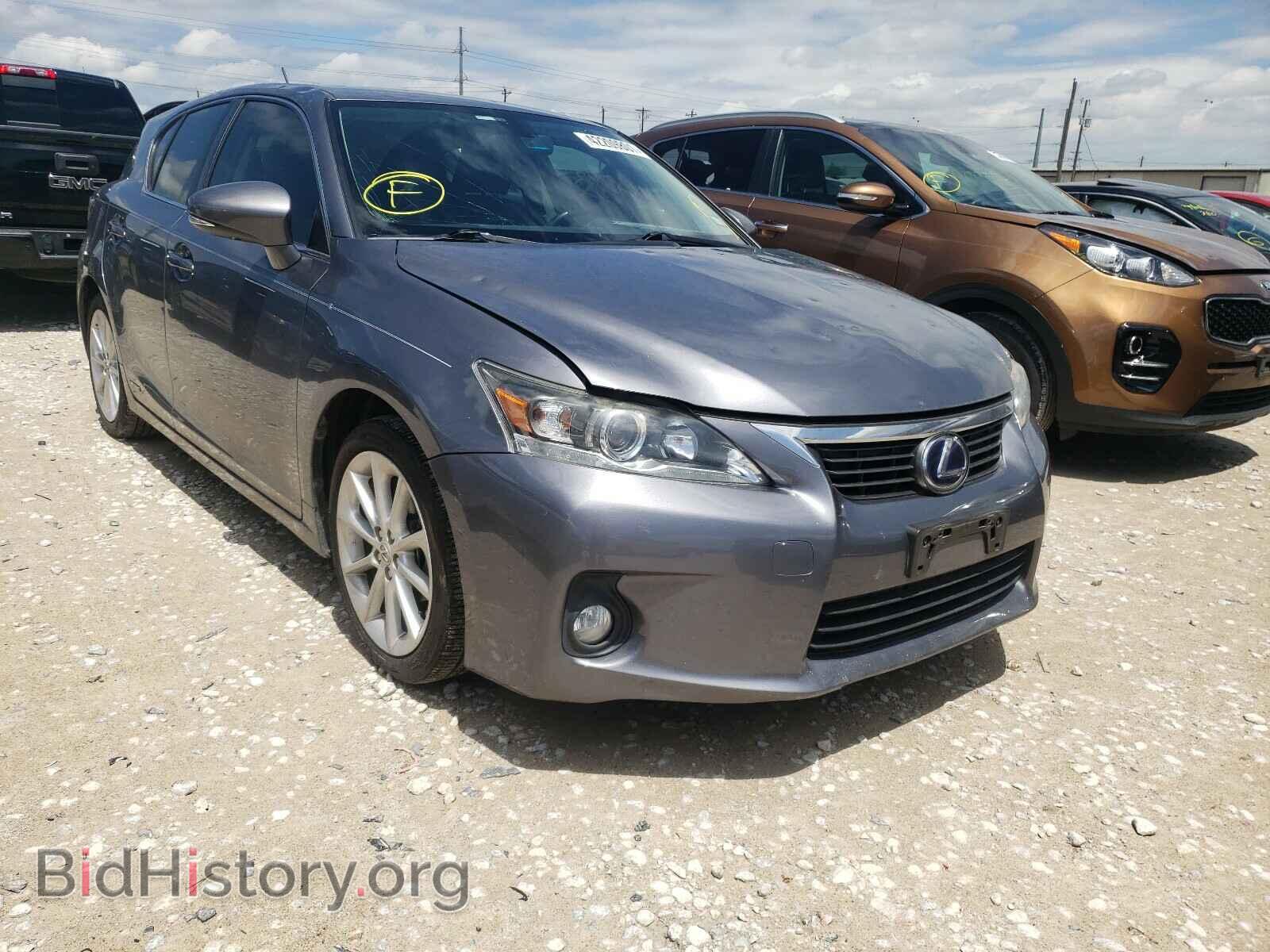 Photo JTHKD5BH9C2107553 - LEXUS CT 200 2012