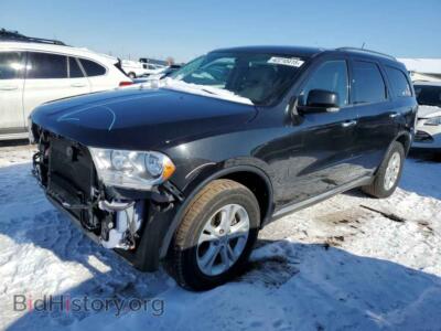 2013 Dodge DURANGO Crew, black — VIN 1C4RDJDG9DC608502, Copart