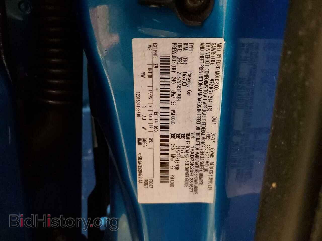 2015 FORD FOCUS - VIN: 1FADP3K20FL281677 - Photo 12