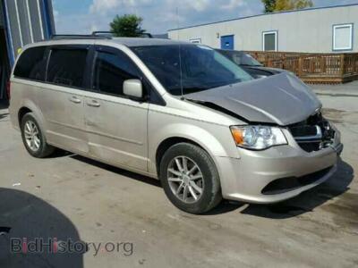 2014 Dodge CARAVAN Grand Cara, gold — VIN 2C4RDGCG3ER427280, Copart