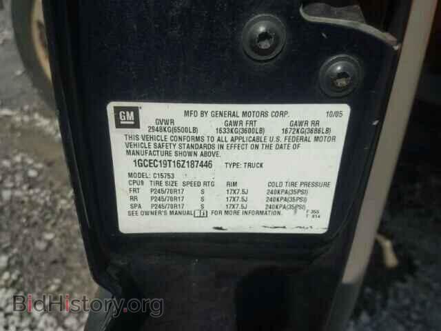 2006 CHEVROLET SILVERADO - VIN: 1GCEC19T16Z187446 - Фото 10