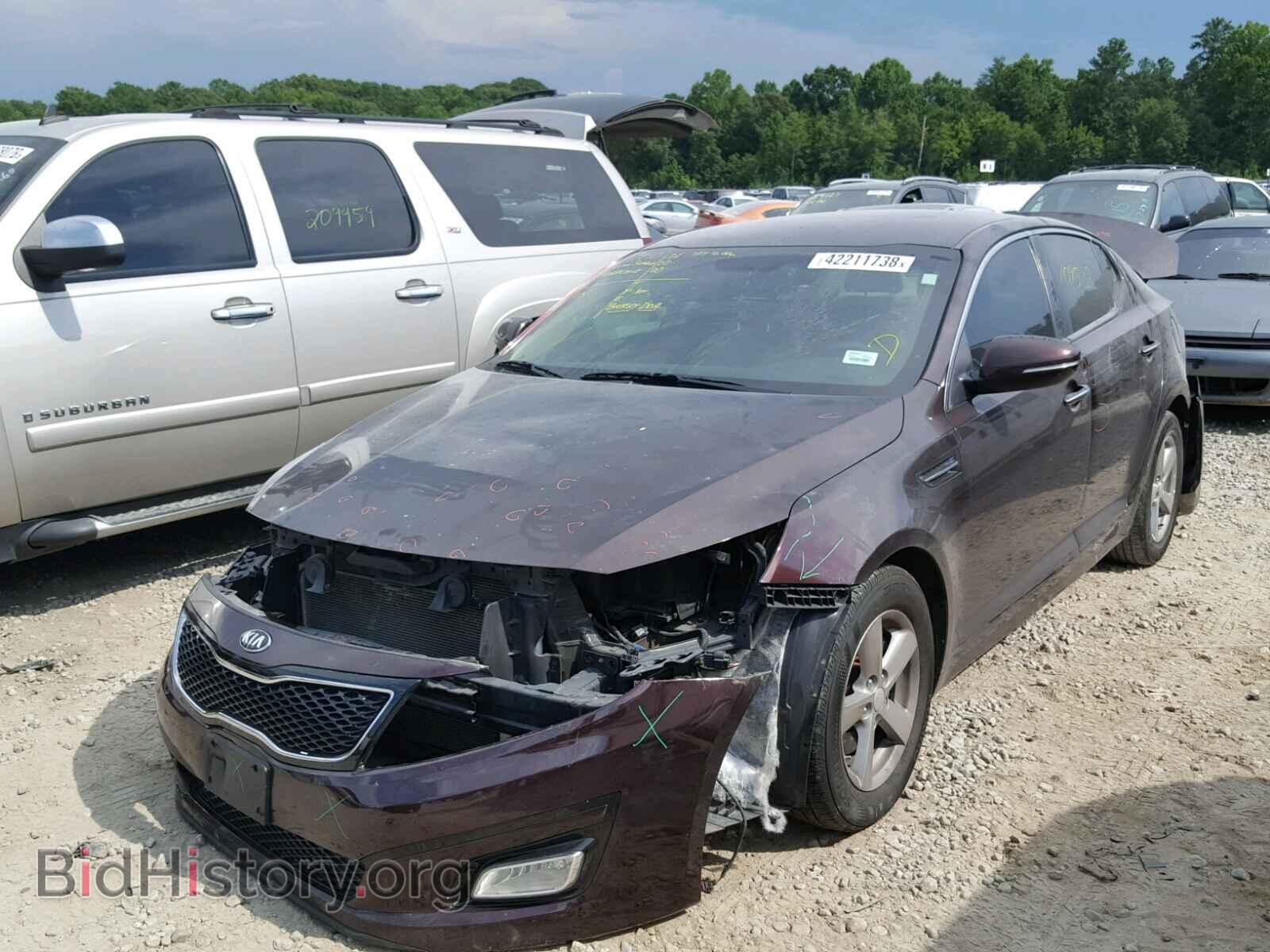 2014 KIA OPTIMA - VIN: 5XXGM4A70EG291787 - Фото 2