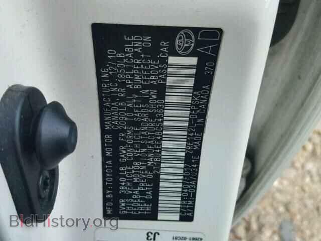 2011 TOYOTA COROLLA - VIN: 2T1BU4EE4BC543630 - Фото 10