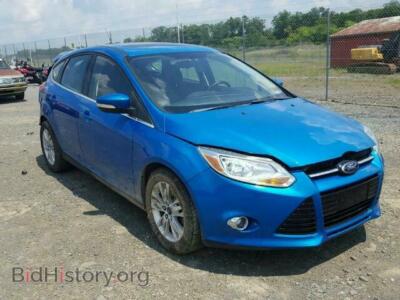 2012 Ford FOCUS Focus SEL, blue — VIN 1FAHP3M28CL389801, Copart