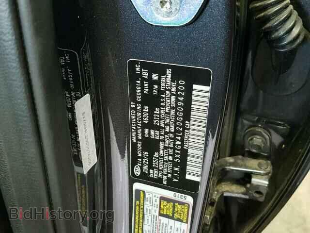 2016 KIA OPTIMA - VIN: 5XXGW4L20GG094200 - Фото 10