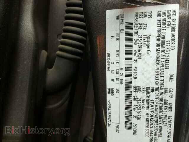 2012 FORD FOCUS - VIN: 1FAHP3H23CL444360 - Фото 10