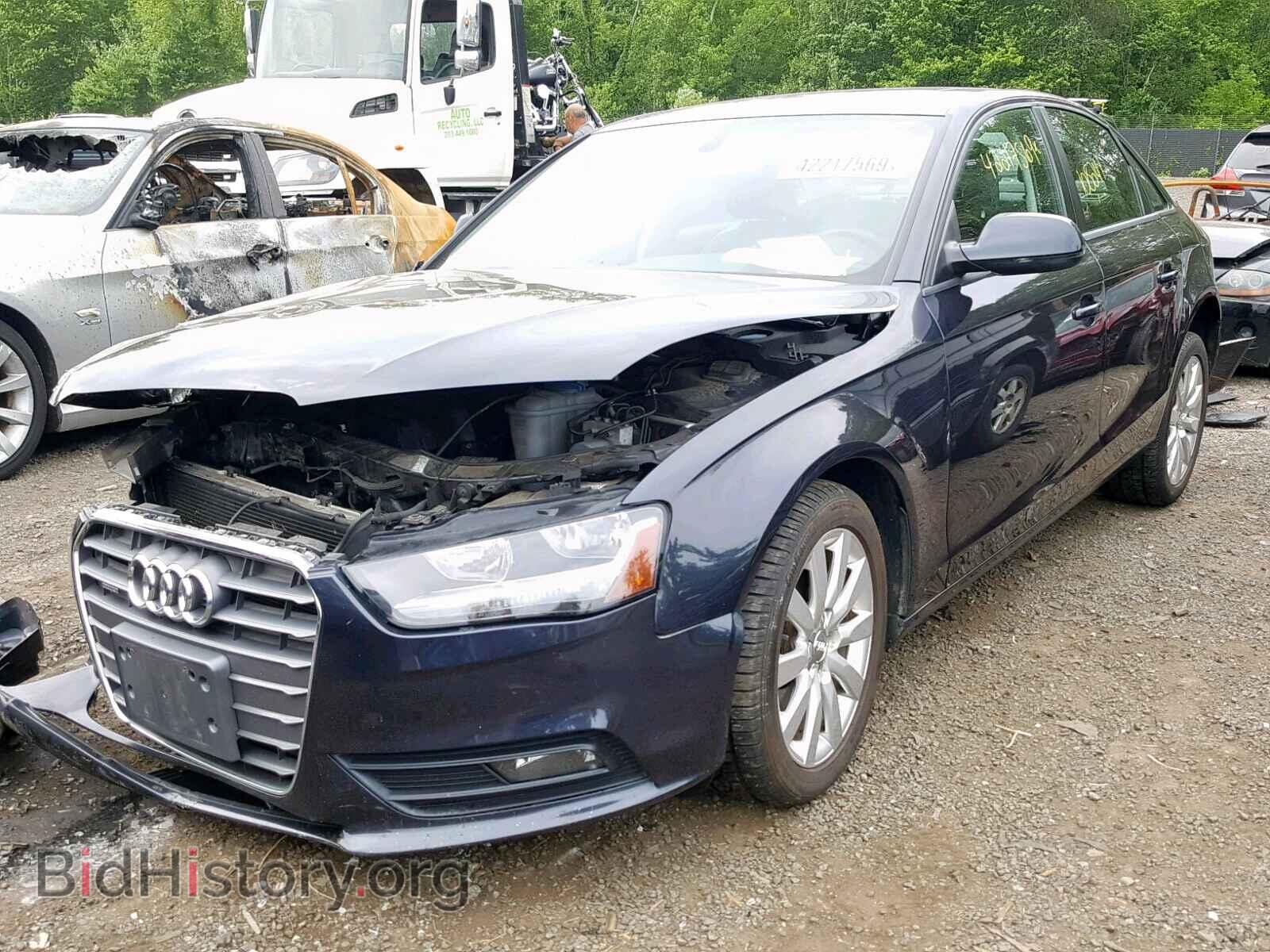 2014 AUDI A4 - VIN: WAUBFAFL4EN009192 - Photo 2