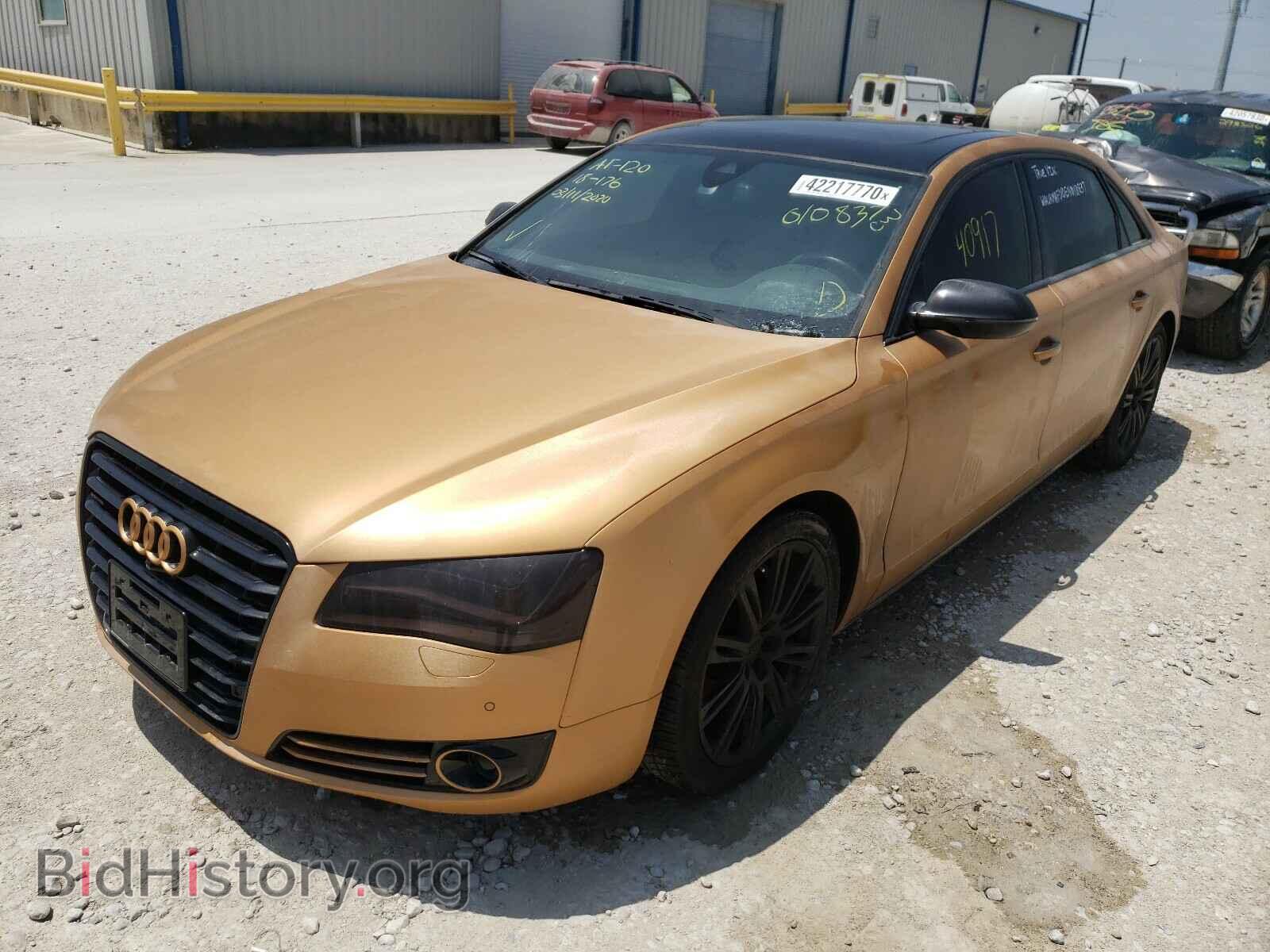 2014 AUDI A8 - VIN: WAURMAFD0EN010837 - Фото 2